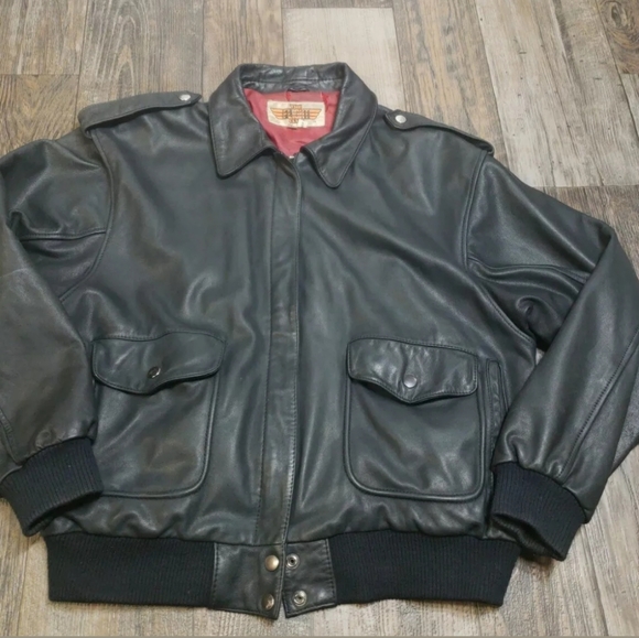 Other - The Flight Club Vintage Leather Jacket